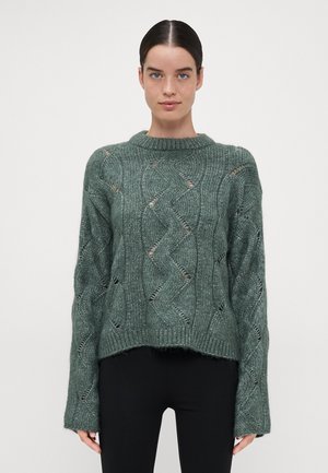 VMLINA  O NECK  - Jumper - balsam green