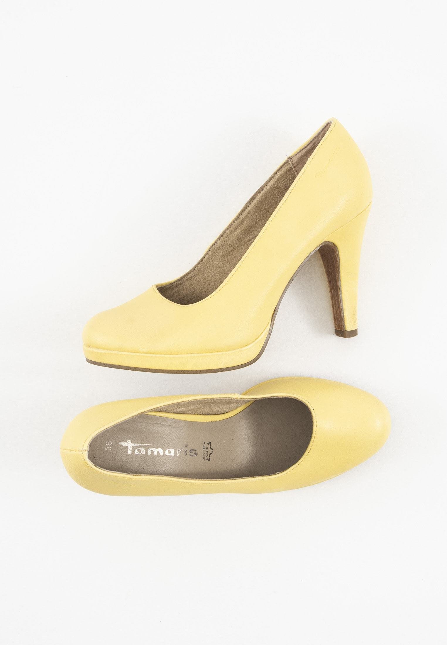 Tamaris Enkellaarsjes met hoge hak yellowGeel Zalando.nl Tamaris Enkellaarsjes met hoge hak yellowGeel Zalando.nl