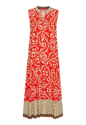 LUCIE - Maxikjoler - red/beige