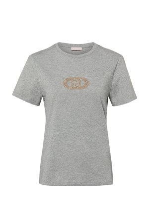 T-shirt imprimé - grau gold
