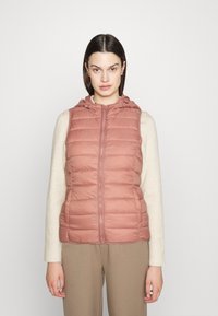 ONLY Tall ONLNEWTAHOE HOOD WAISTCOAT - Colete - burlwood