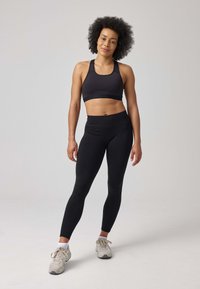 SNOCKS HIGH WAIST SEAMLESS - Tights - schwarz