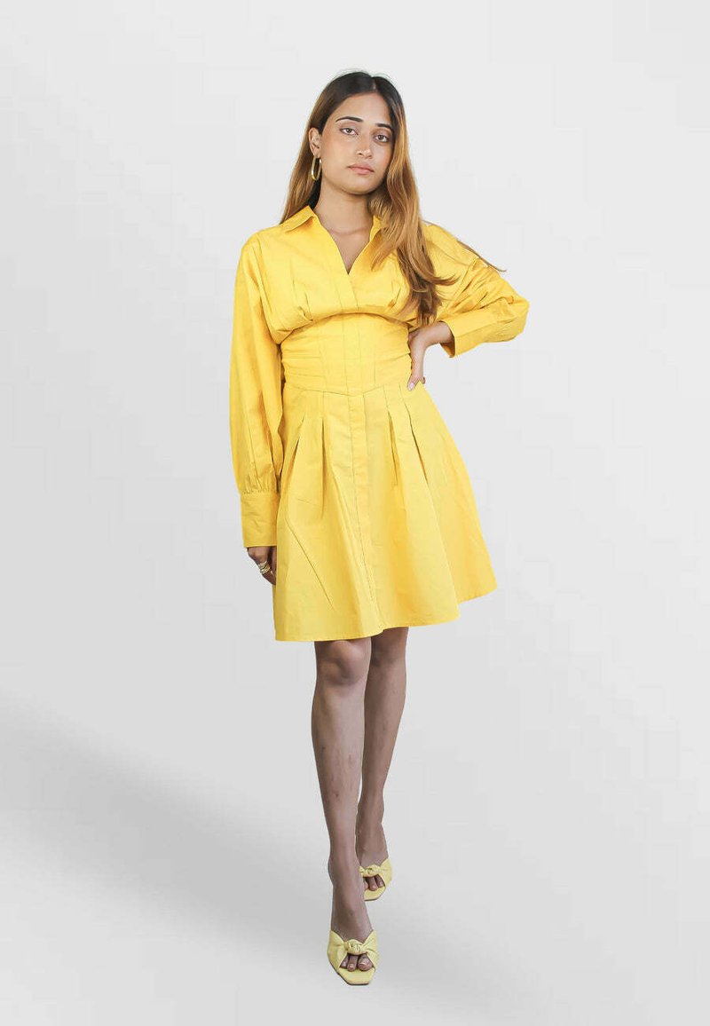 Be Sunset Jurk - yellow