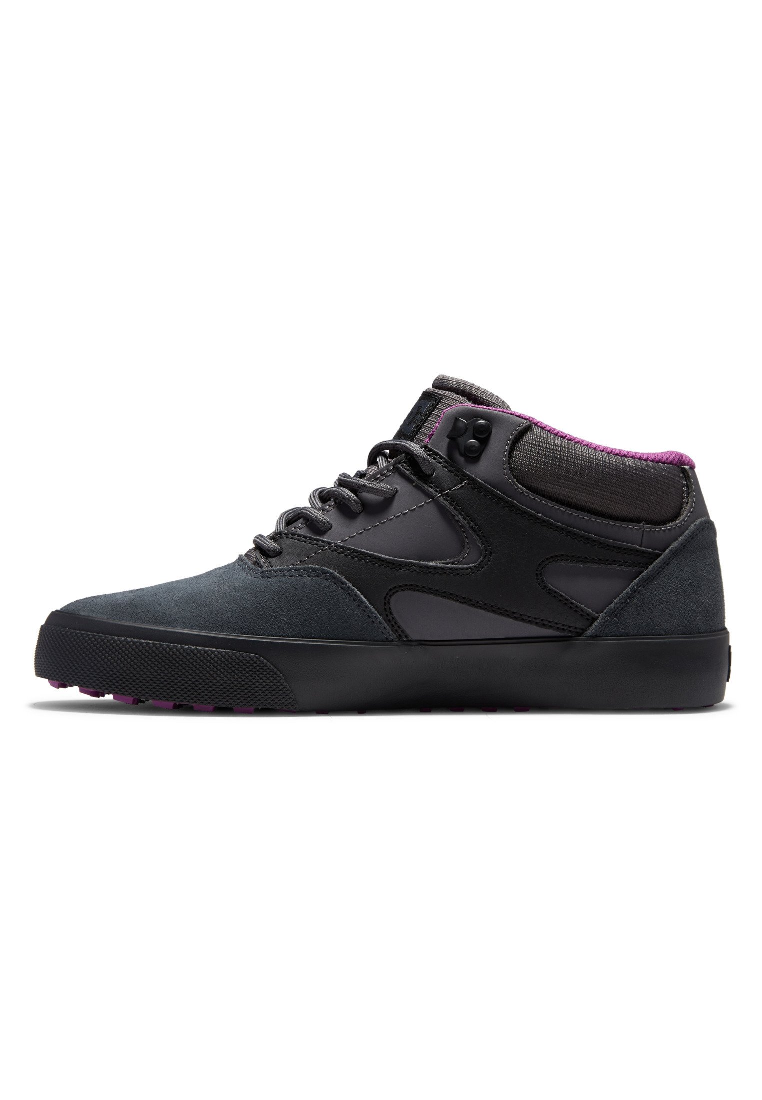 DC Shoes KALIS HALBHOHE AUS LEDER FÜR ADY - Botines con cordones - dark  grey/black/gris - Zalando.es