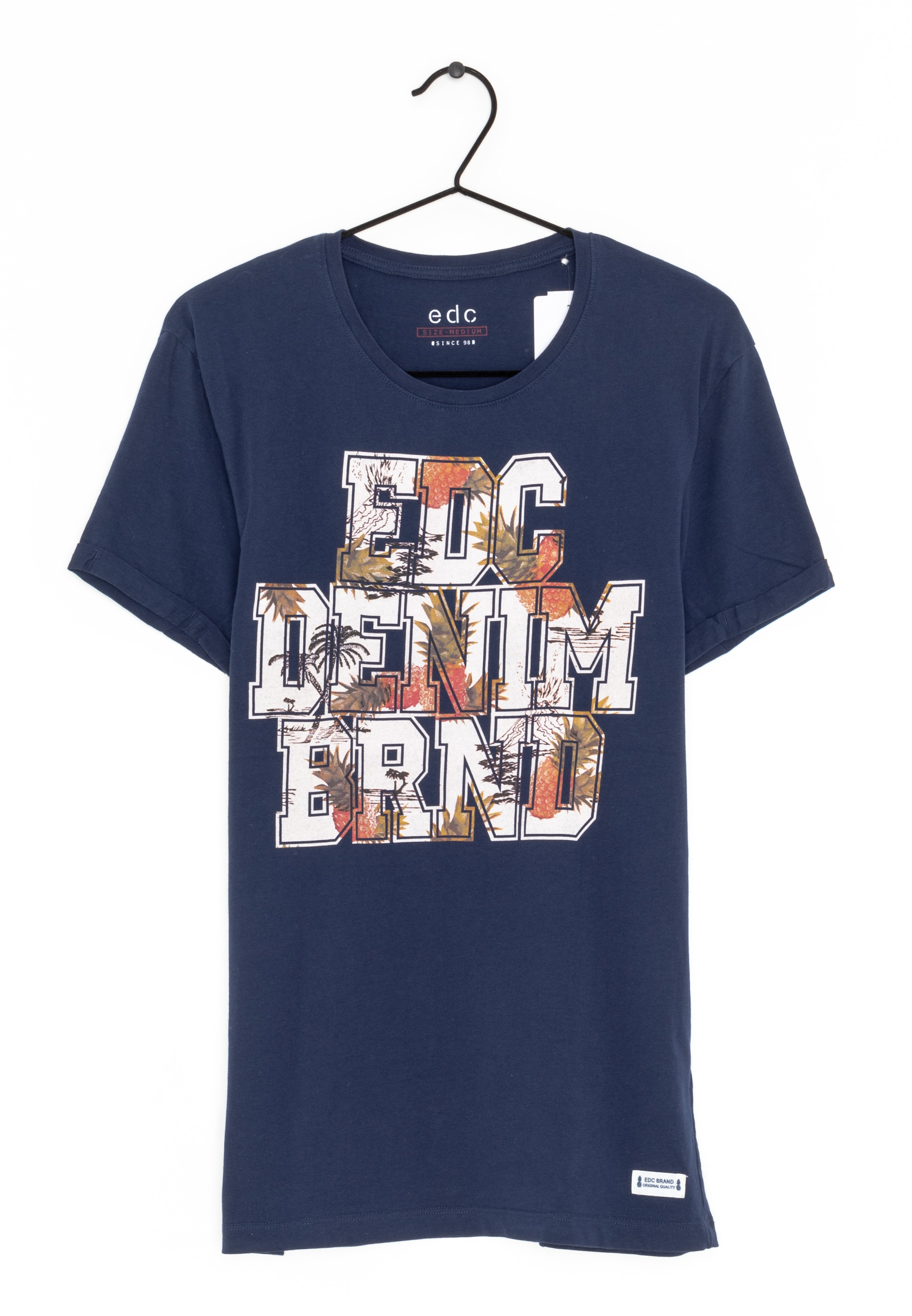 edc by Esprit T-shirt imprimé - blue/bleu - (Seconde main) - ZALANDO.FR