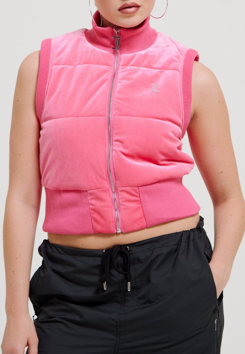 Juicy Couture THUNDER GILET - Vesta - hot pink