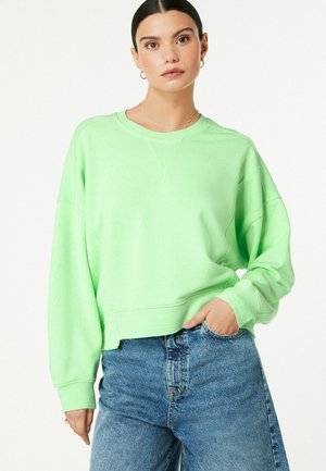 RAW DETAIL CREW NECK  - Melegítőfelső - apple green