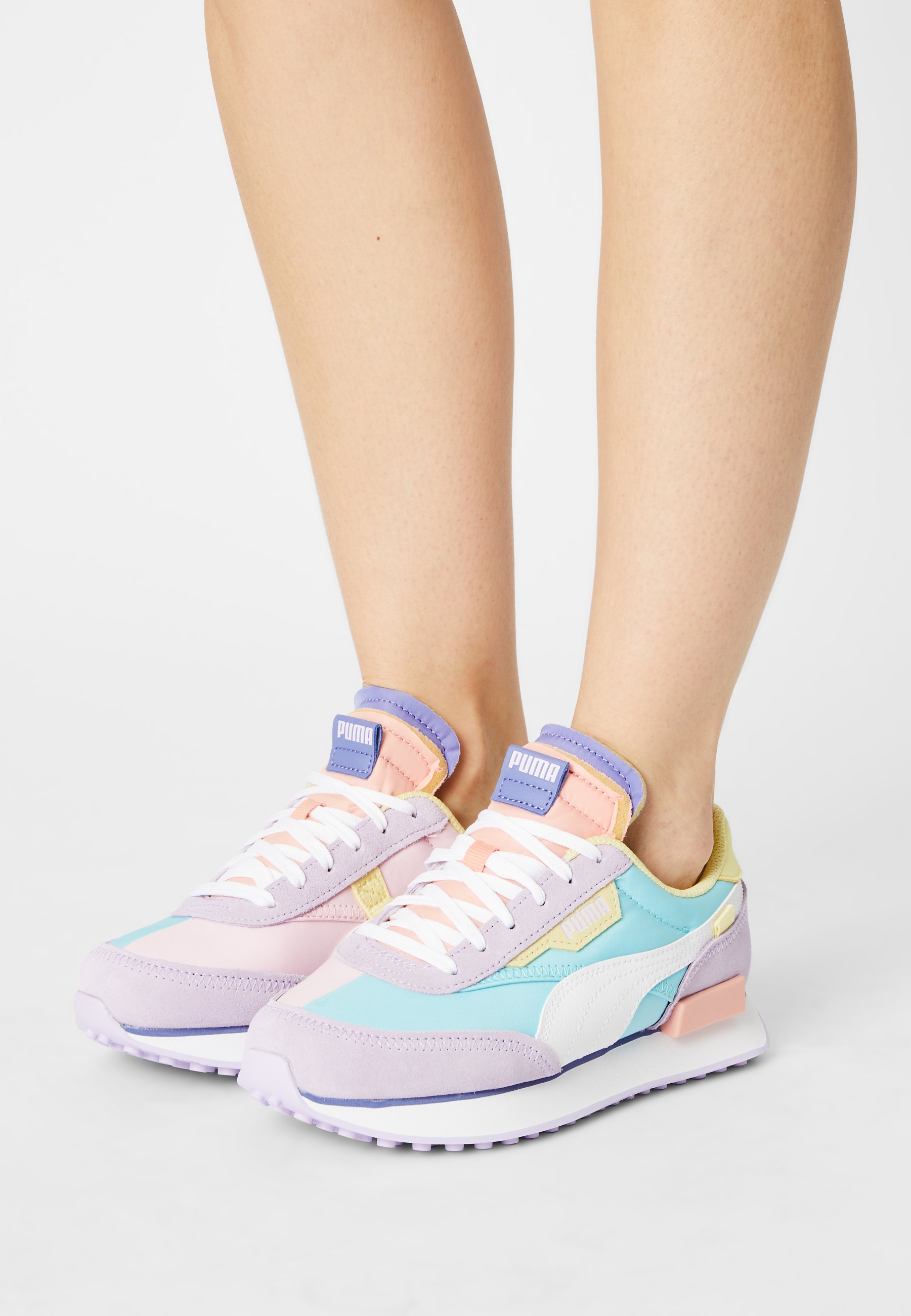 Puma Future Rider Slash Trainers Light Lavender Pink Lady Multi Coloured Zalando De