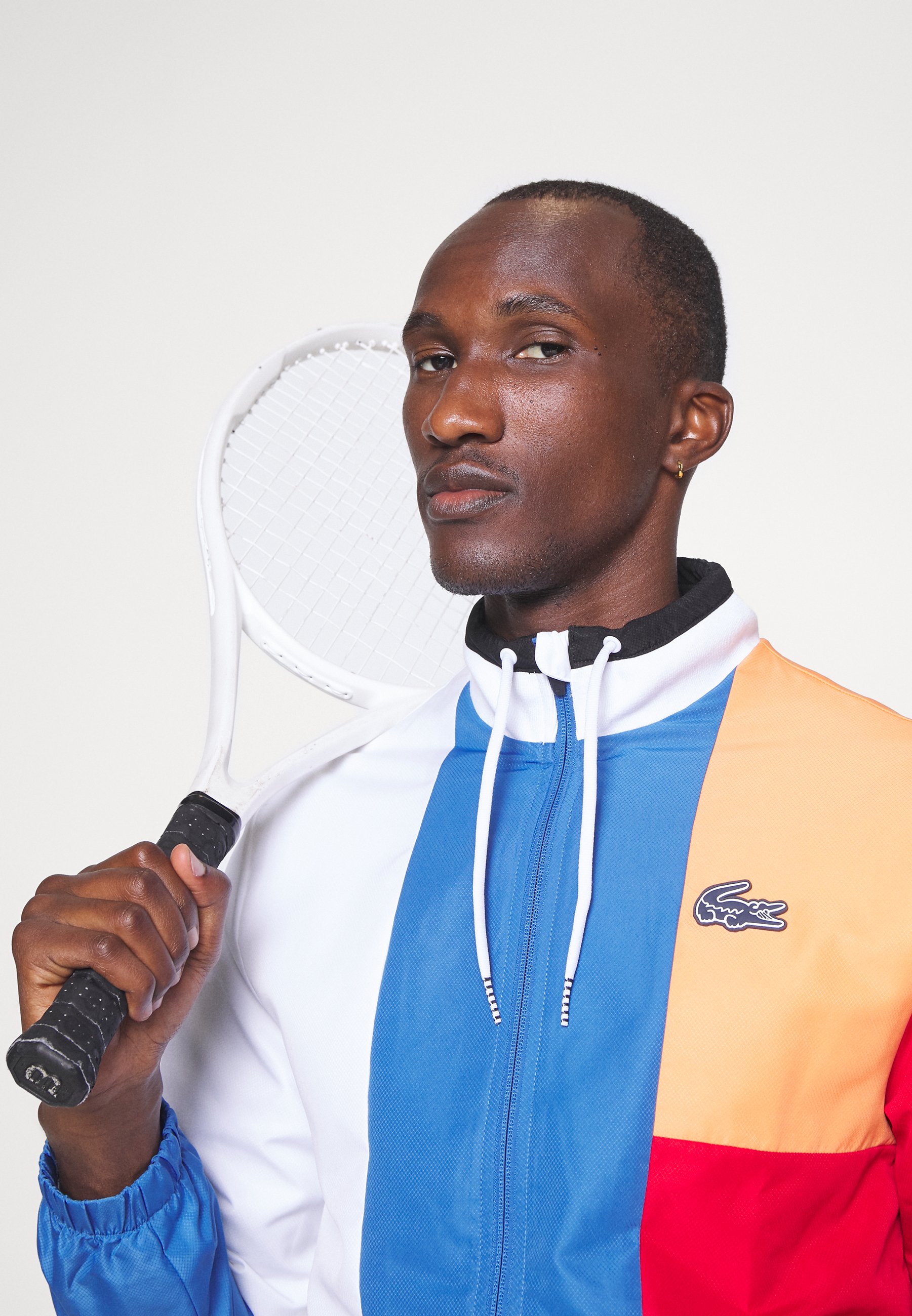 Lacoste Sport TRACKSUIT - Chándal - blanc/bleu/orange/rouge/noir/blanco -  Zalando.es