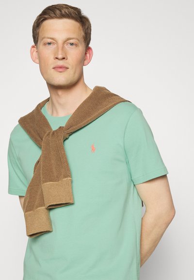 Polo Ralph Lauren CUSTOM SLIM FIT JERSEY CREWNECK T-SHIRT - T-shirt básica - celadon