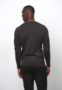 PROFUOMO THE MERINO CREW-NECK - Maglione - dark brown