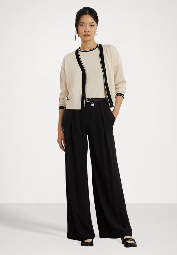 TWO-TONE COTTON-BLEND CARDIGAN - Cardigan2