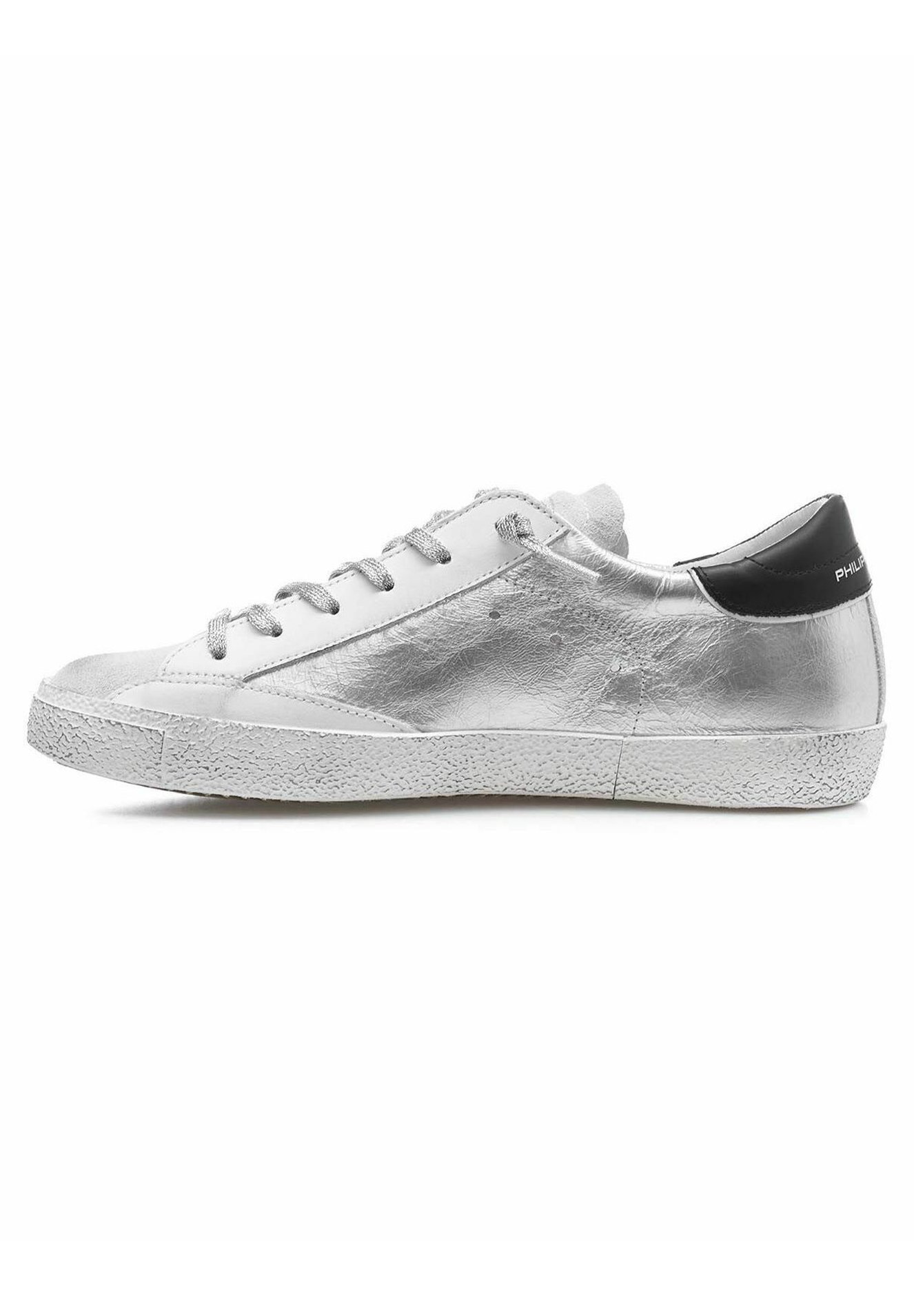 Philippe Model PRSX VEAU CROCO - Sneakers basse - argent/grigio  metallizzato - Zalando.it