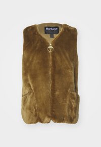 BARN GILET - Mellény - brown/gold