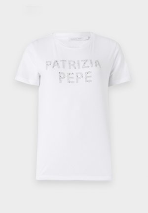 Patrizia Pepe MAGLIA - Print T-shirt - bianco ottico