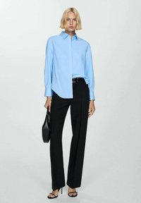 Mango Bluza z gumbi - light blue