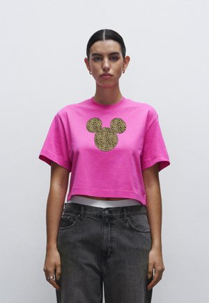 MICKEY CLASSIC ANIMAL EARS - T-shirt con stampa - pink