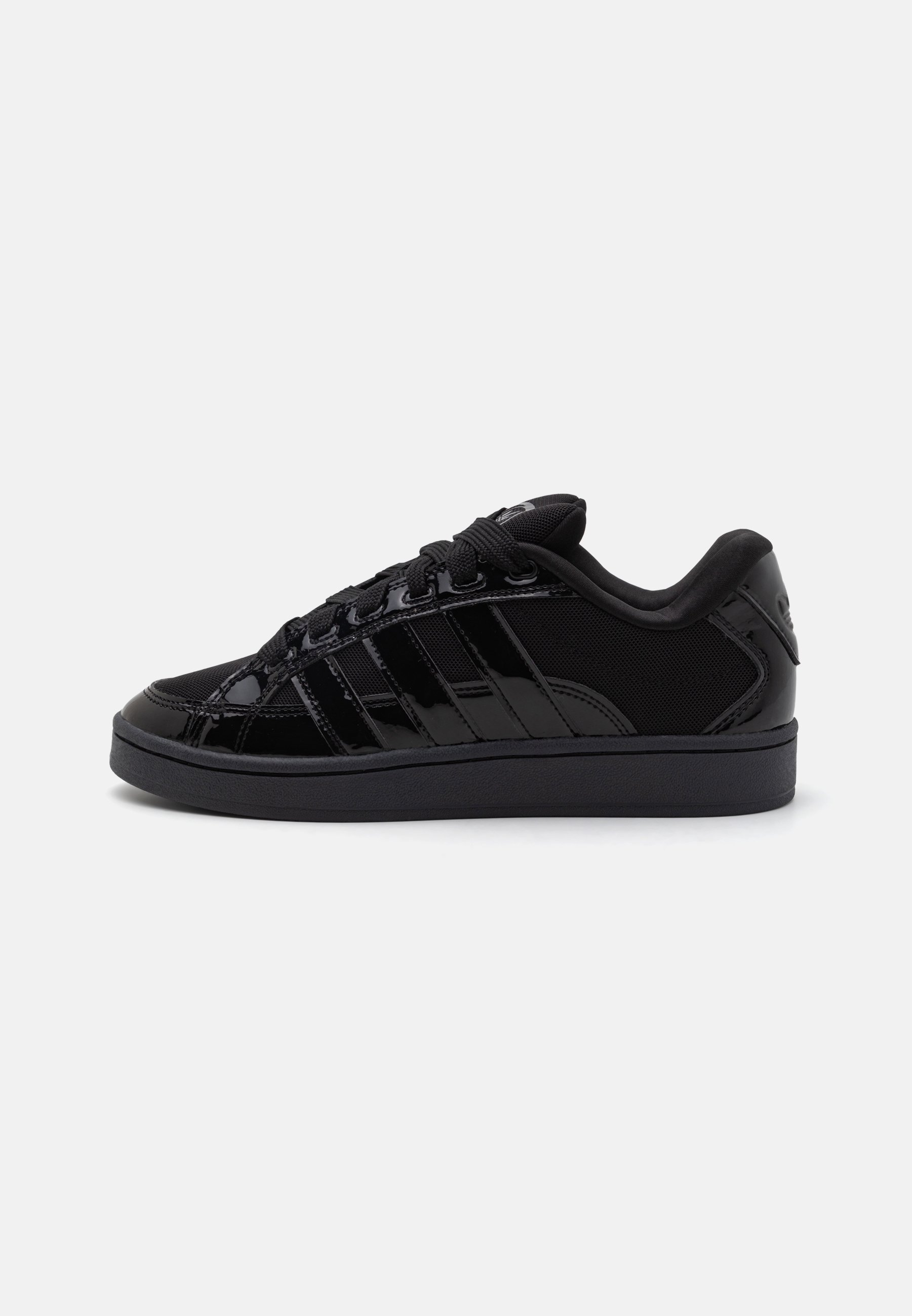 adidas black leather trainers womens