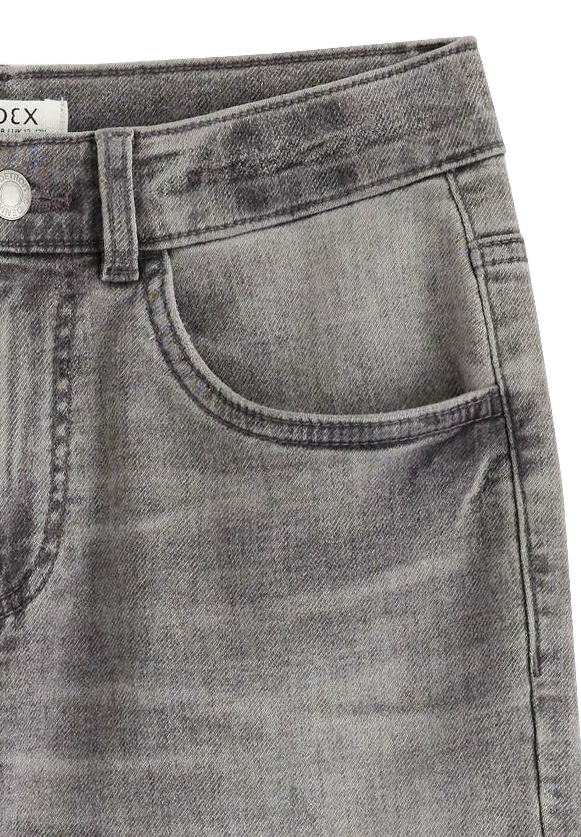 Lindex STAFFAN REGULAR SUPERSTRETCH - Straight leg jeans - grey