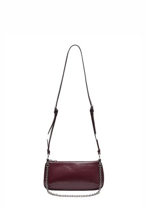 LONG SHOULDER WITH CHAIN  - Kabelka - bordeaux