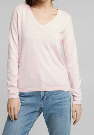 Pullover - mottled pink