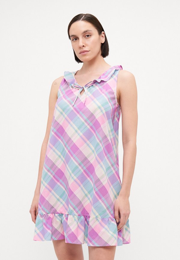 MADRAS SHORT GOWN - Nightie3