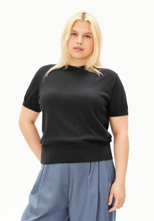 ARMEDANGELS, ARMEDANGELS FINE KNIT - T-shirt basic - dark steel