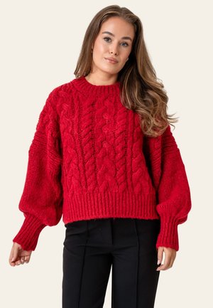 BY IC, NORA SWEATER - Džemper - red