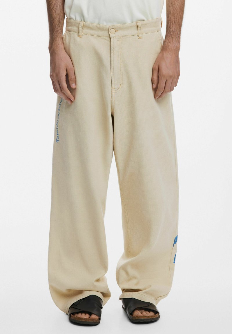 Desigual - Trousers - beige, Enlarge