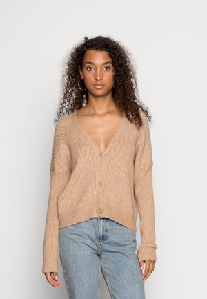 ONLKATIA SHORT CARDIGAN - Cardigan - toasted coconut