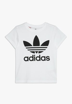adidas Originals, TREFOIL - T-shirt con stampa - white/black