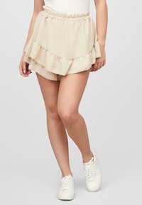 Cloud 5ive OPTIK MIT GUMMIBUND - Shorts - beige