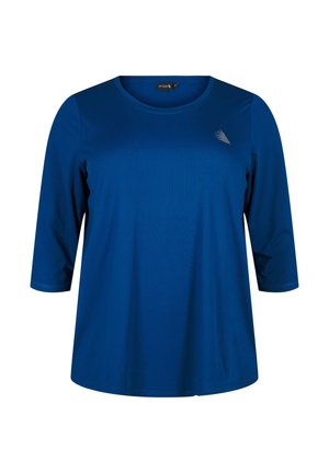 Active by Zizzi TRAININGS MIT 3/4-ÄRMELN - Long sleeved top - poseidon