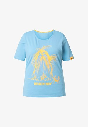 LAURASØN, RUNDHALS 1/2 ARM - T-shirt imprimé - pale blue