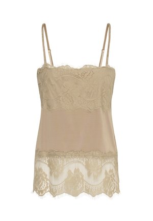 Soaked in Luxury, SLCOLUMBINE LACE SINGLET - Top - silver mink
