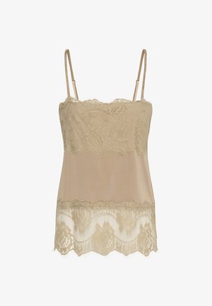 Soaked in Luxury, SLCOLUMBINE LACE SINGLET - Top - silver mink