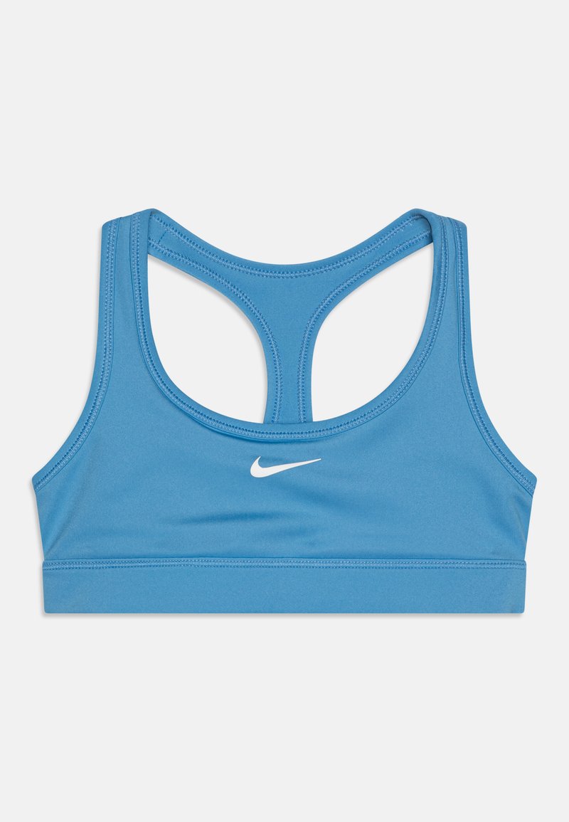 Nike Performance - DRY FIT BRA - Sport BH - blue beyond/white, Vergrößern
