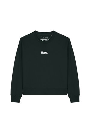 watapparel, NOPE - Sweatshirt - black