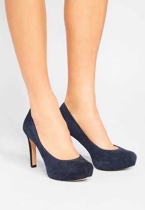 High heels - dark blue