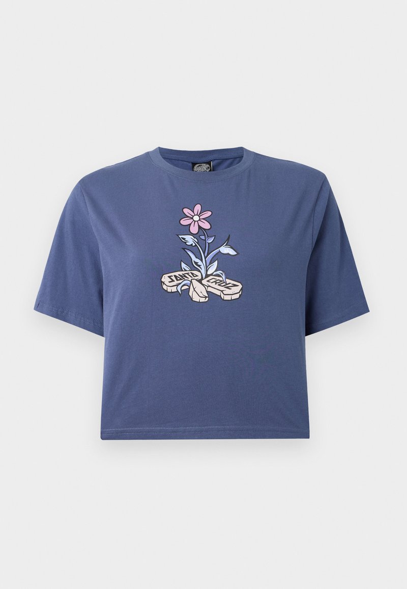 Santa Cruz T-shirt print blauwgrijs Santa Cruz T-shirt print blauwgrijs