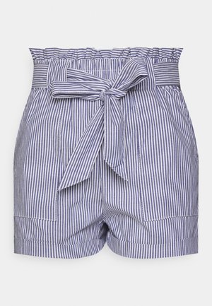 SMILLA STRIPE BELT - Short - medium blue/denim white