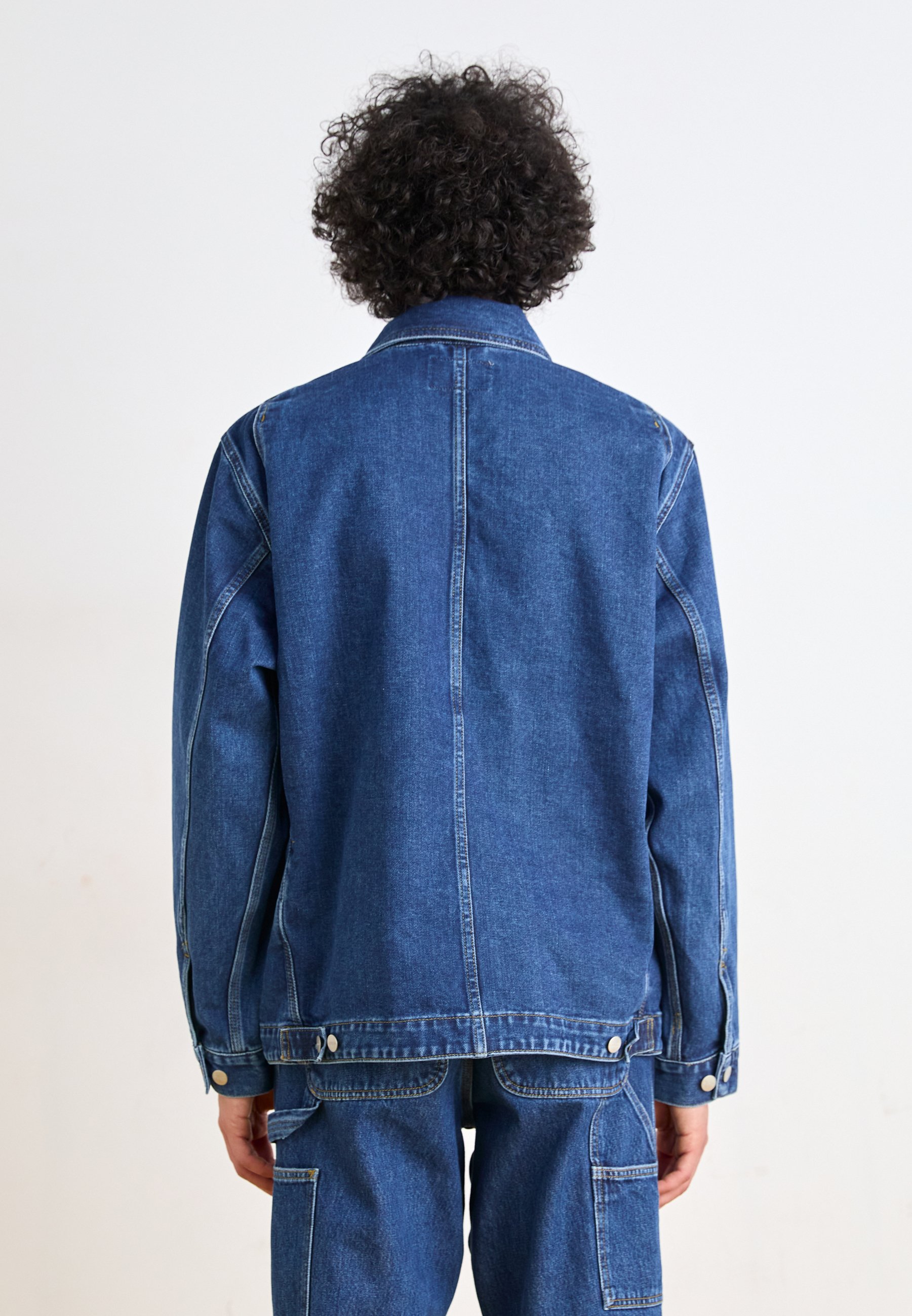Carhartt WIP DOUBLE FRONT JACKET - Denim jacket - blue stone