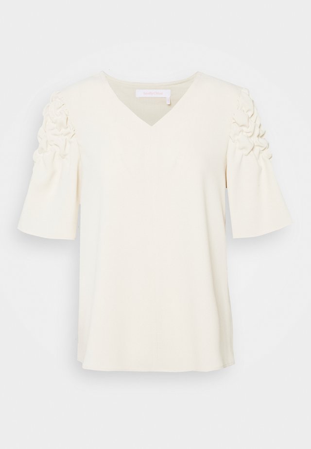 Blouse - seedpearl beige