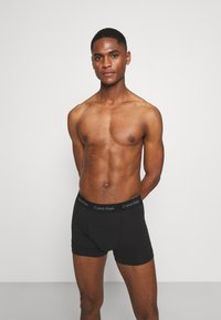 Calvin Klein Underwear TRUNK 3 PACK COTTON STRETCH - Cuecas boxer - red/pewter/winterberry