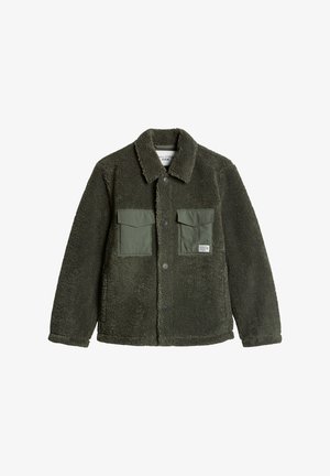 Marc O'Polo DENIM, WOVEN OUTDOOR JACKETS, TEDDY - Fleece jacket - green jasper