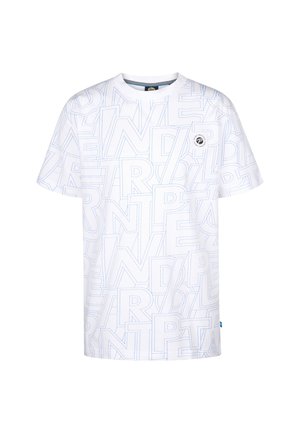 ALL-OVER PRINT HIBISCUSBREEZE - T-shirt med print - bright white