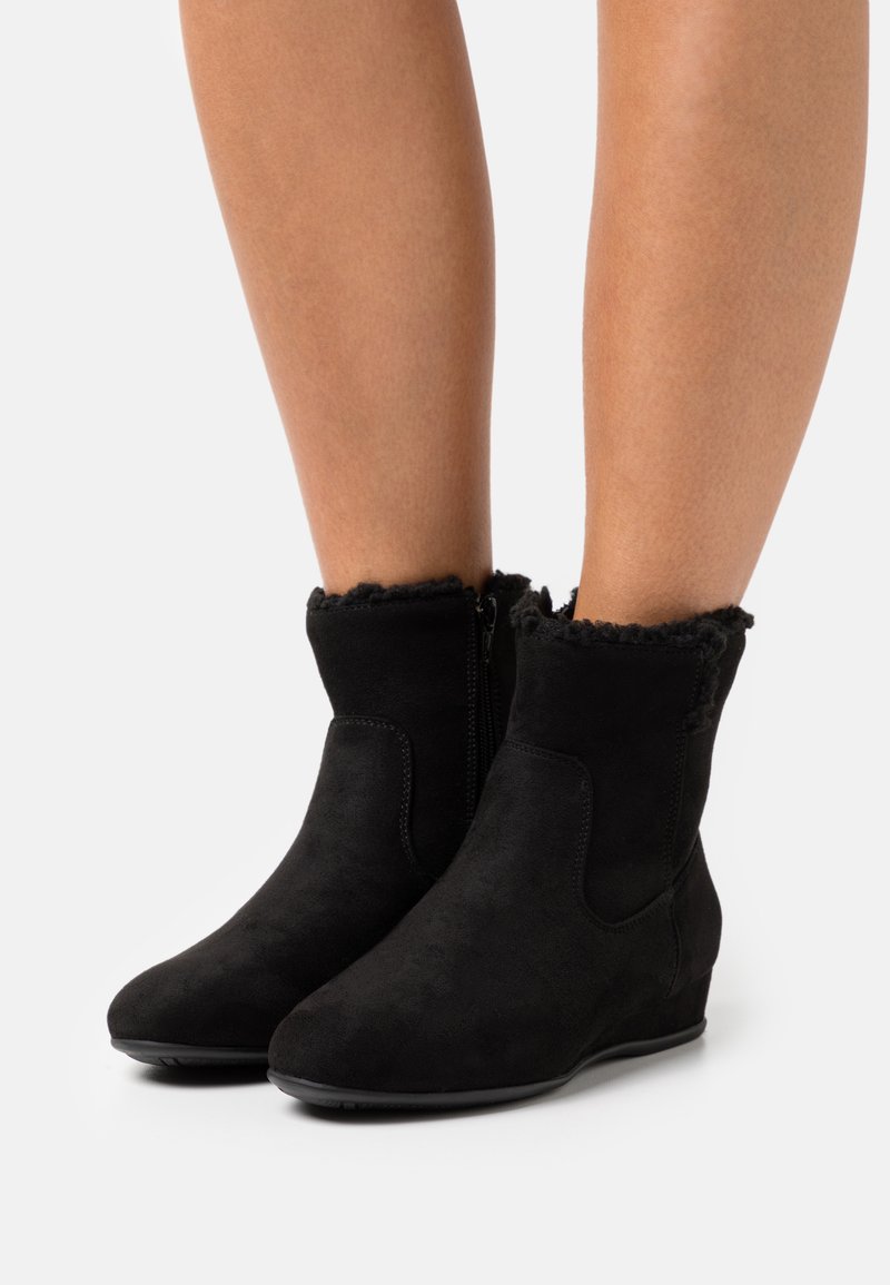 Anna Field WINTER BOOTIES - Classic ankle boots - black - Zalando.ie