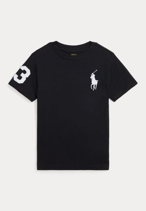 Polo Ralph Lauren BIG PONY COTTON JERSEY TEE UNISEX - Potiskana majica - black