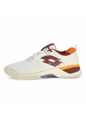 Lotto RAPTOR 100 AC - Tennisschoenen voor alle ondergronden - antique white madder brown