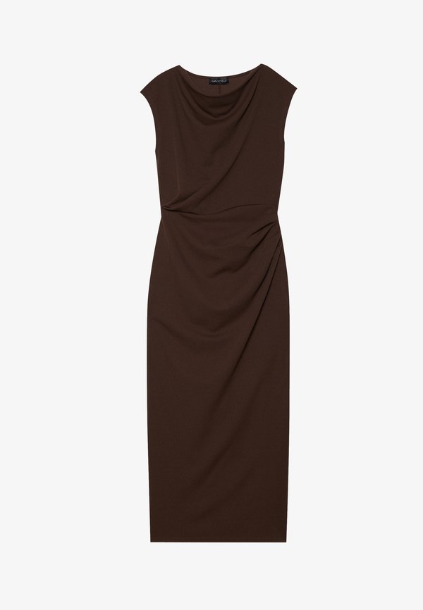 Jersey dress - chocolate4